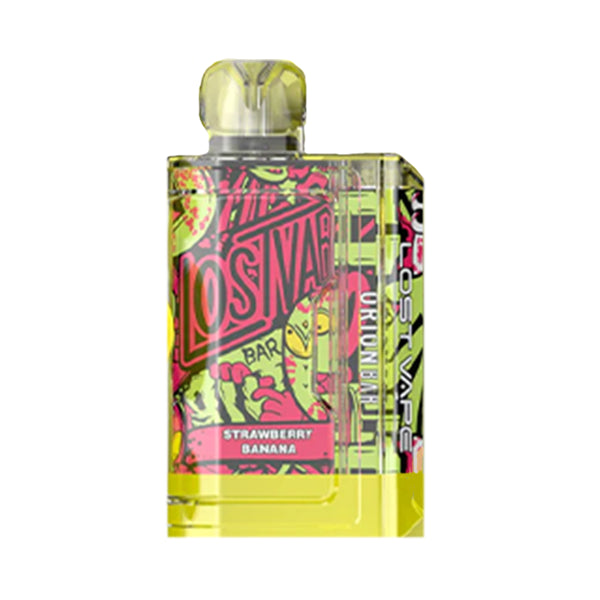 Strawberry Banana Lost Vape Orion Bar 7500 - Black Coral